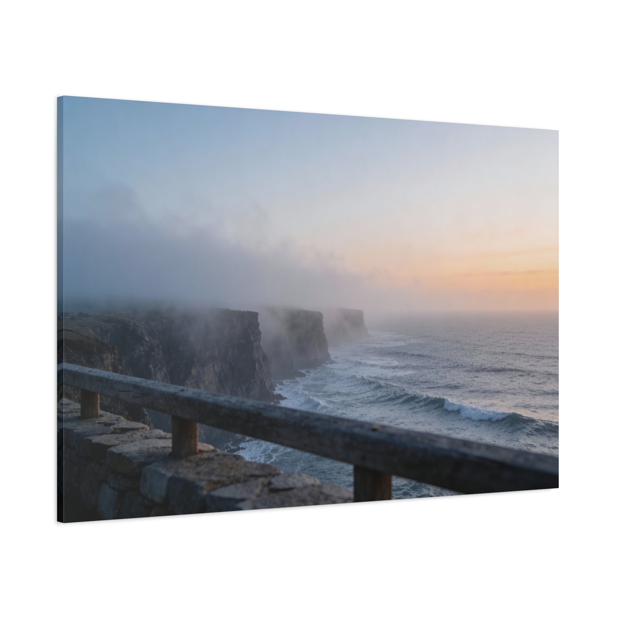Coastal Horizons - Misty Headland Lookout