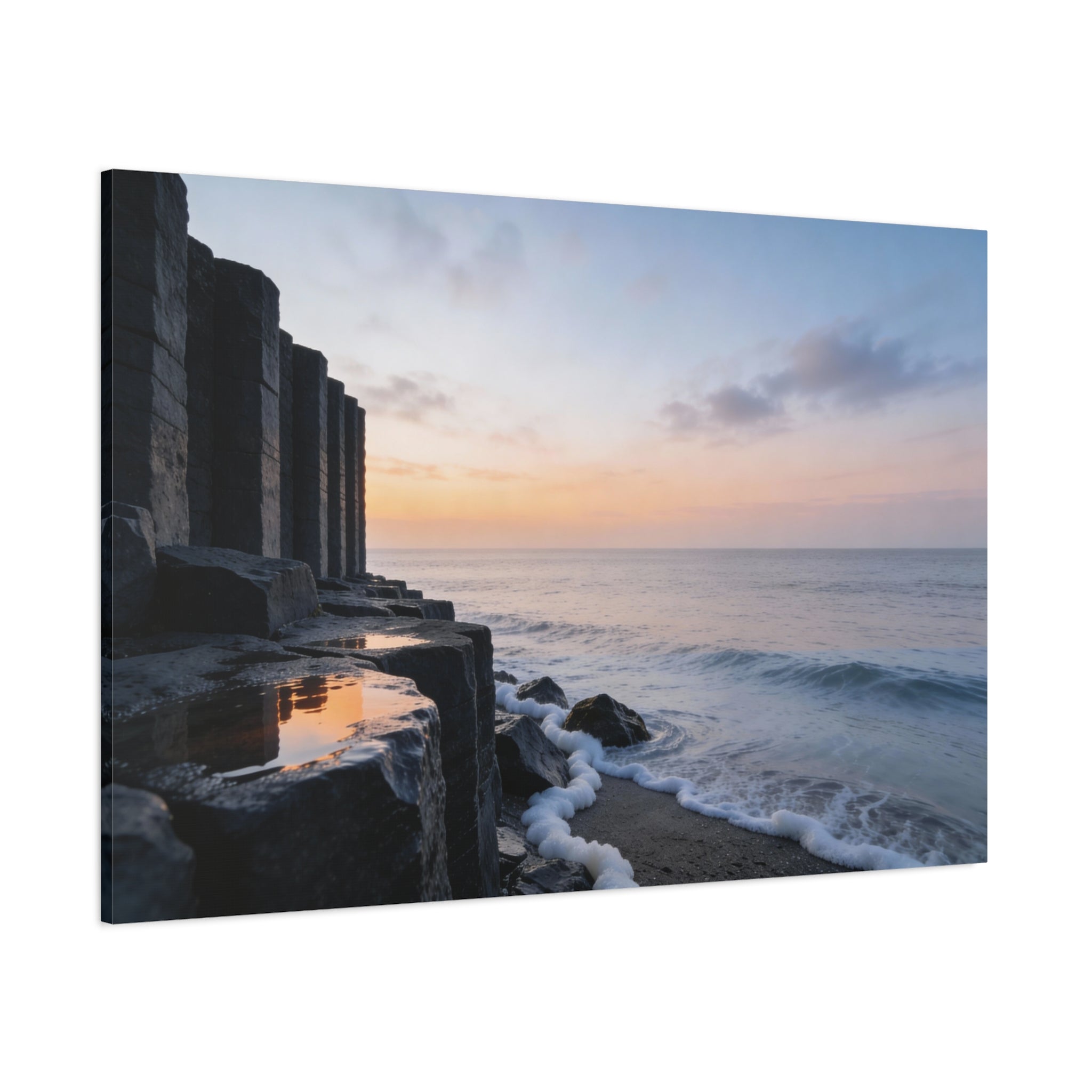 Coastal Horizons - Basalt Columns - Foam Edge