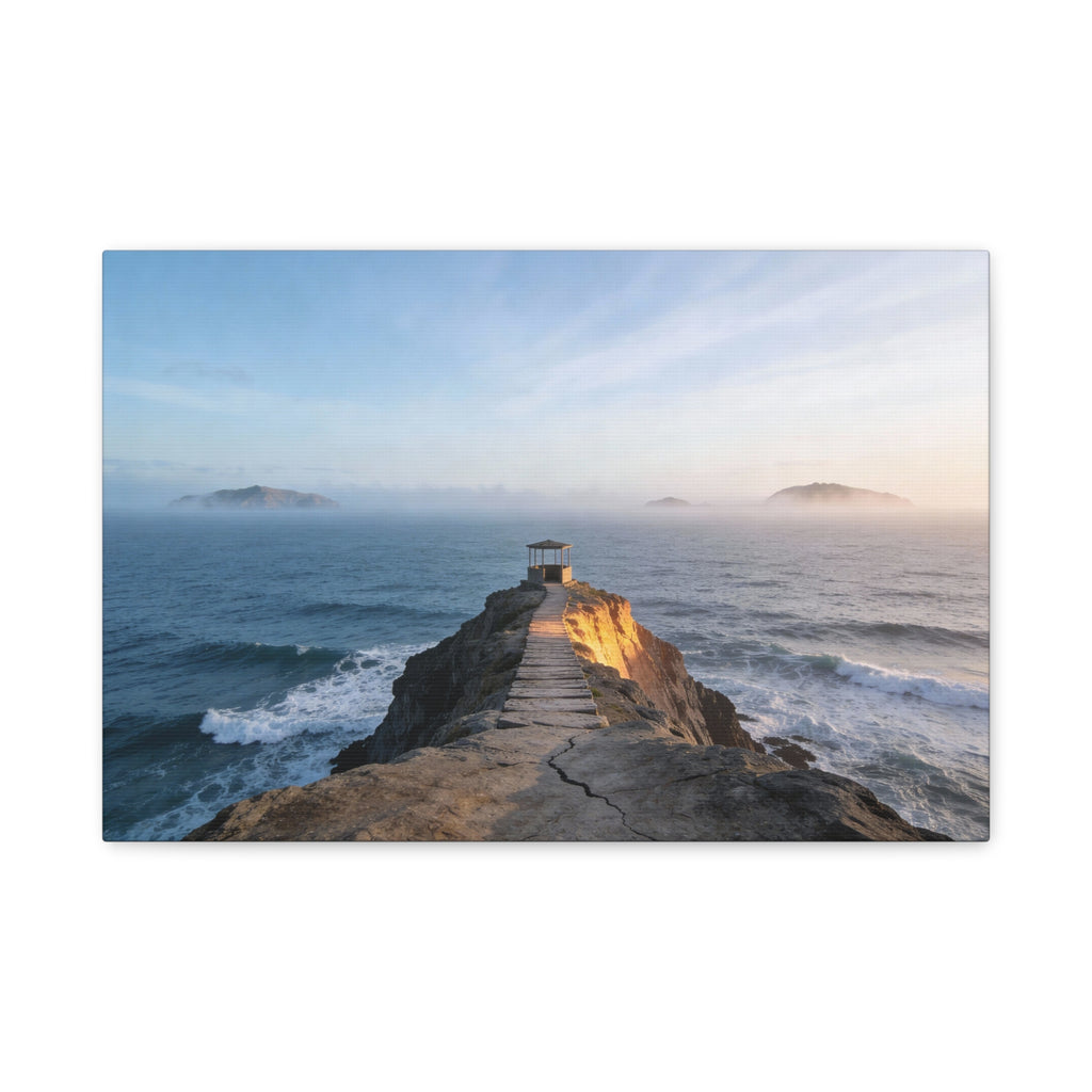 Coastal Horizons - Cliffside Path - Leading Line To Sea