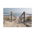 Coastal Horizons - Beach Stairs - Rope Handrail