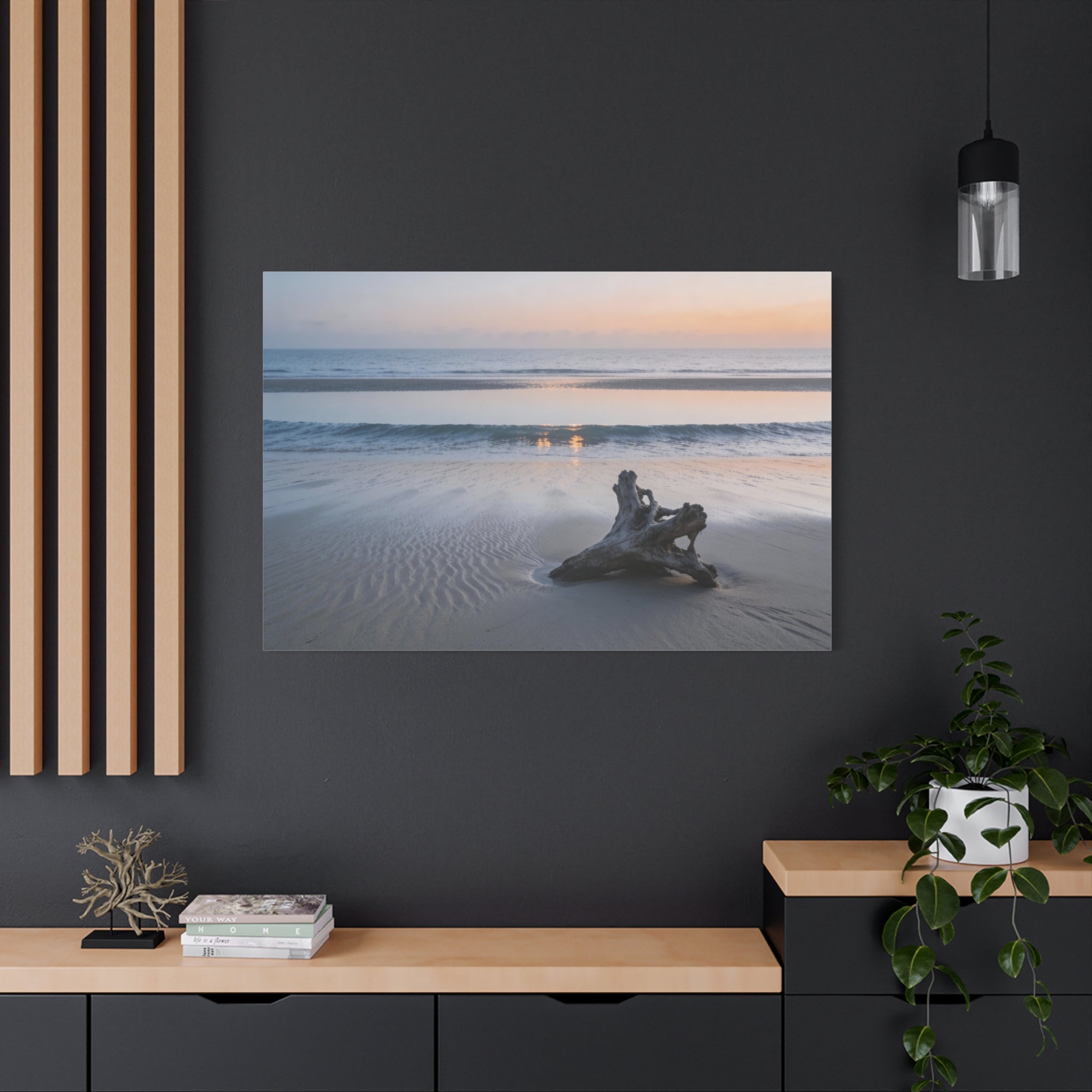 Coastal Horizons - Driftwood Shoreline - Minimal