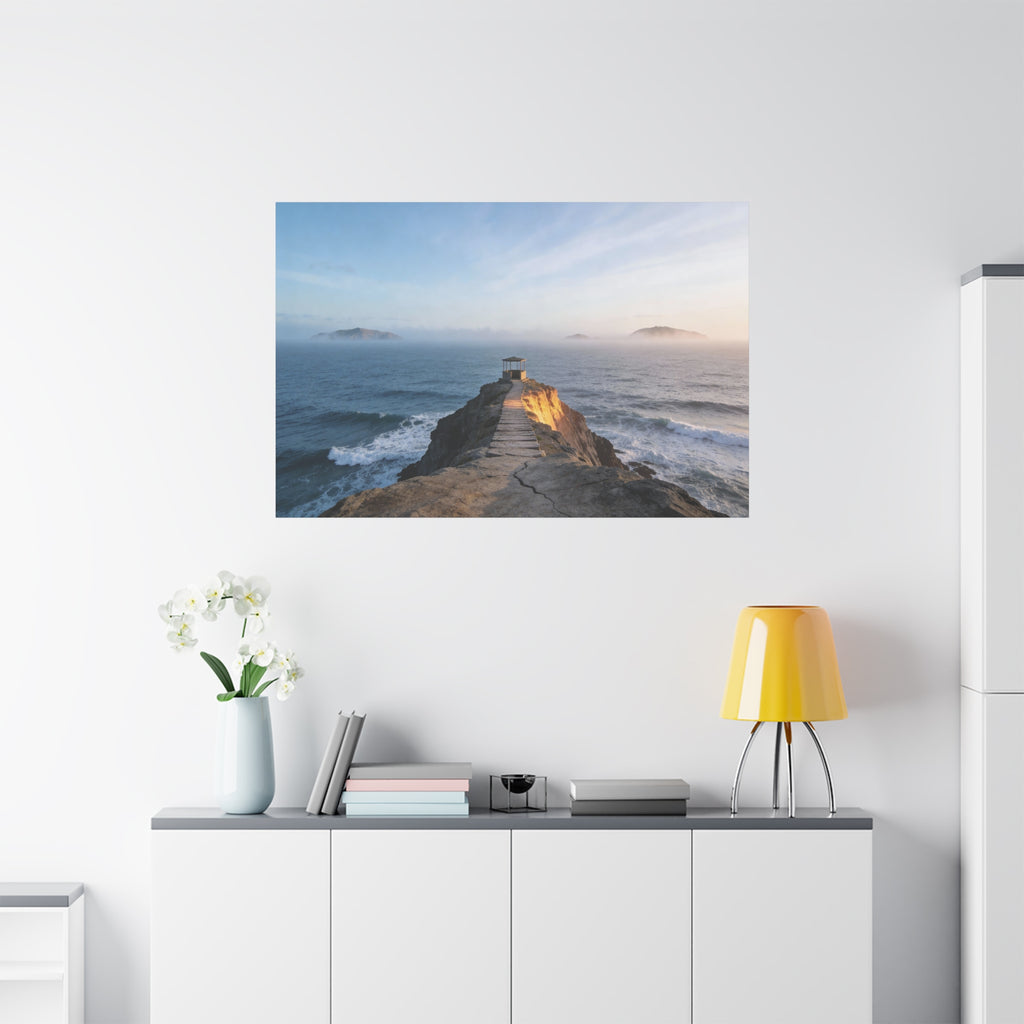 Coastal Horizons - Cliffside Path - Leading Line To Sea