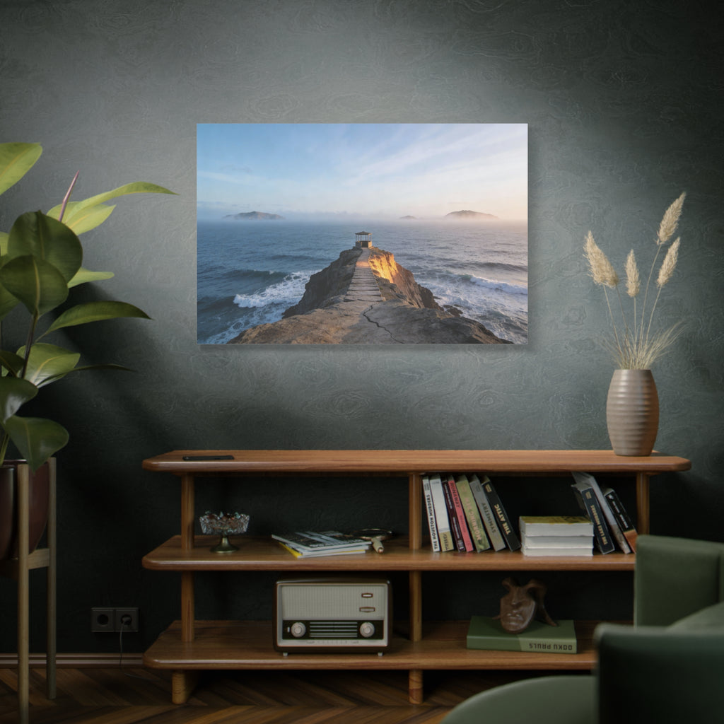 Coastal Horizons - Cliffside Path - Leading Line To Sea