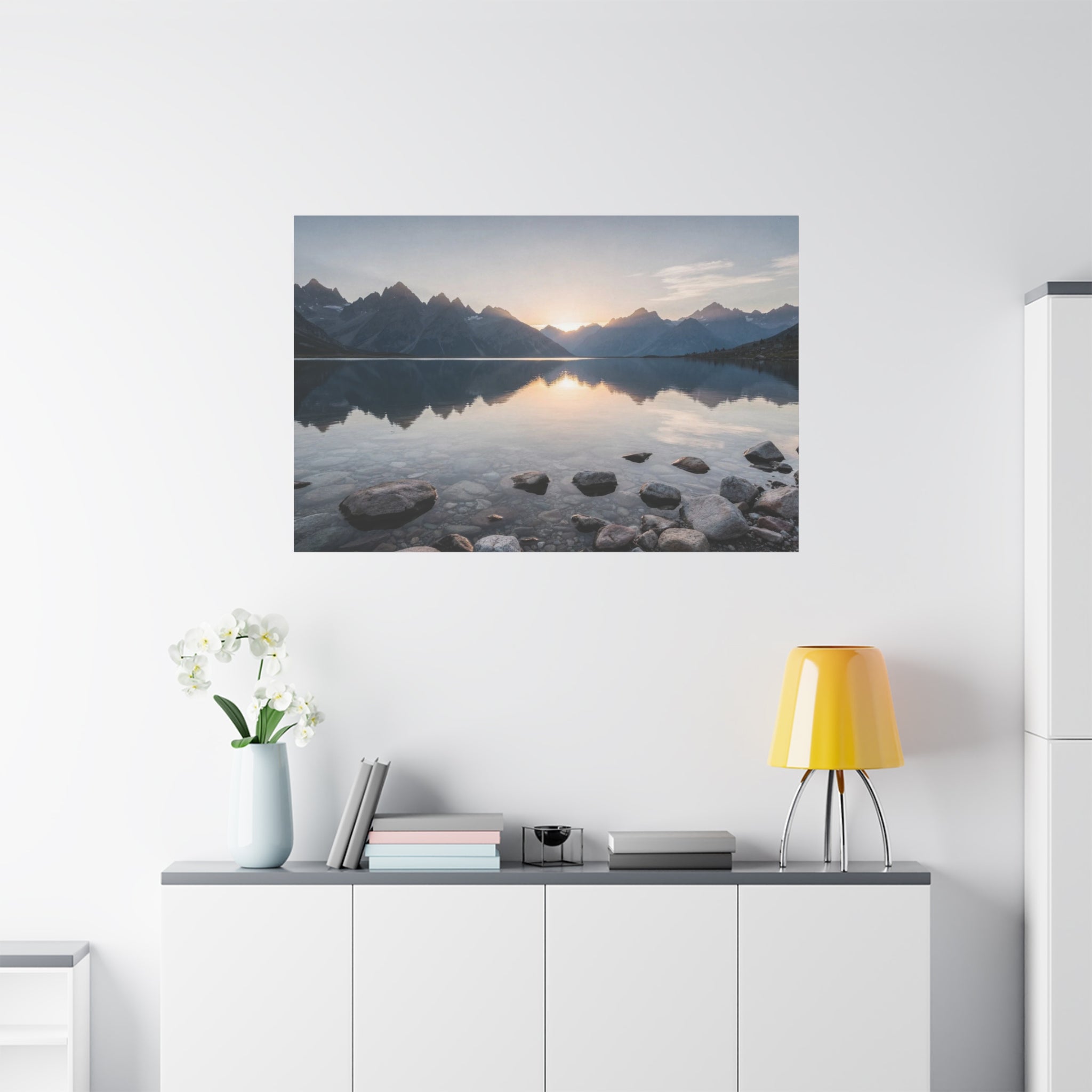 Olympic National Park - Alpine Lake - Low Contrast Serenity