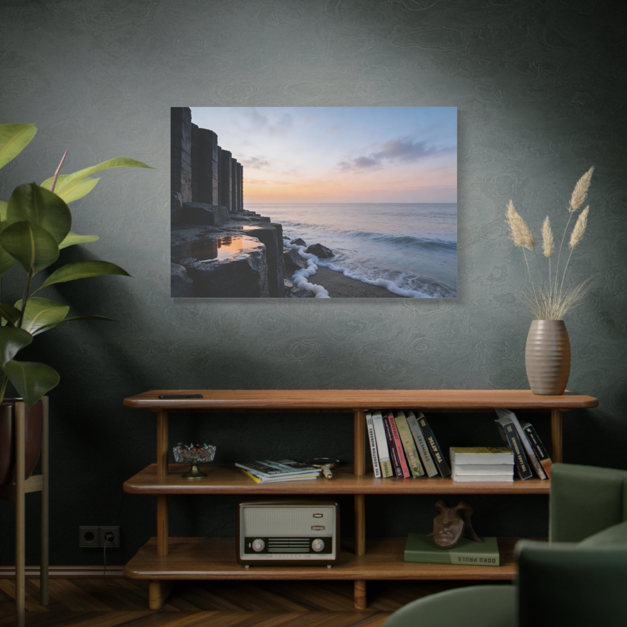 Coastal Horizons - Basalt Columns - Foam Edge