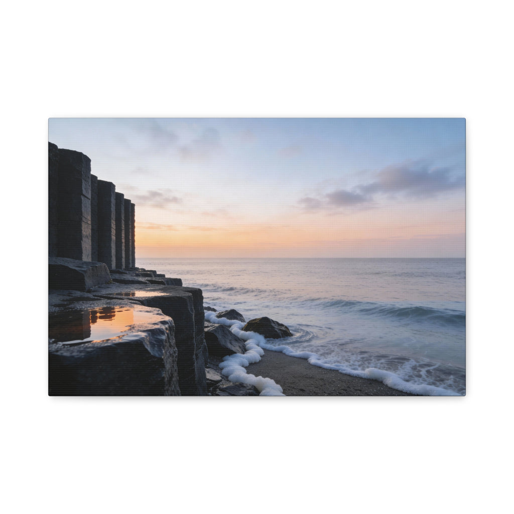 Coastal Horizons - Basalt Columns - Foam Edge