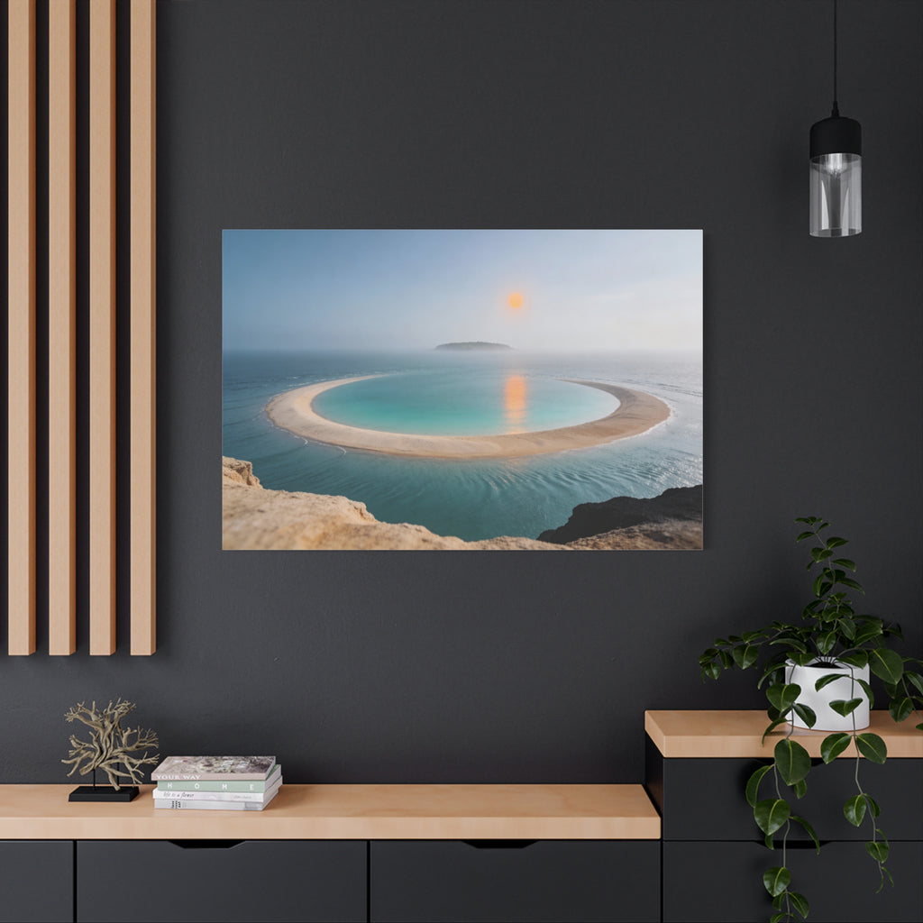 Coastal Horizons - Lagoon Overlook - Aerial Sandbar Curve