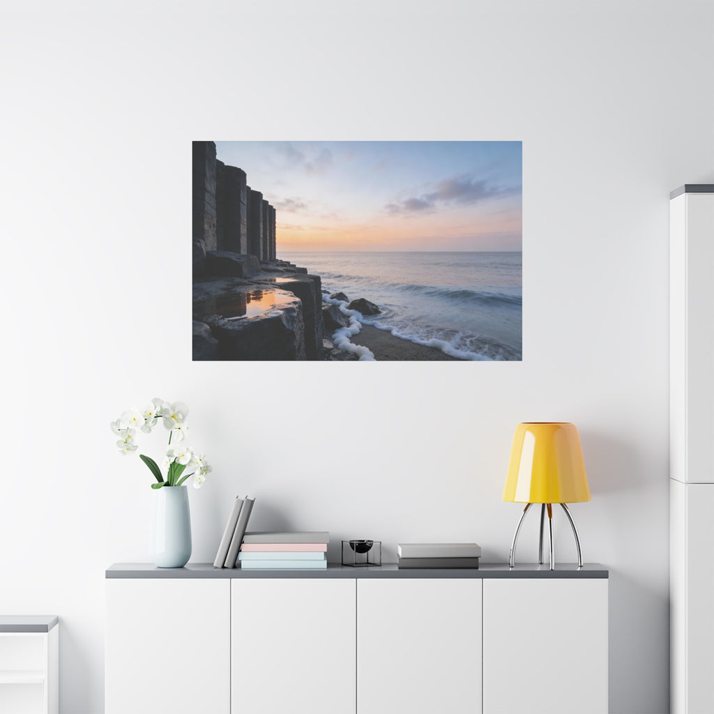 Coastal Horizons - Basalt Columns - Foam Edge