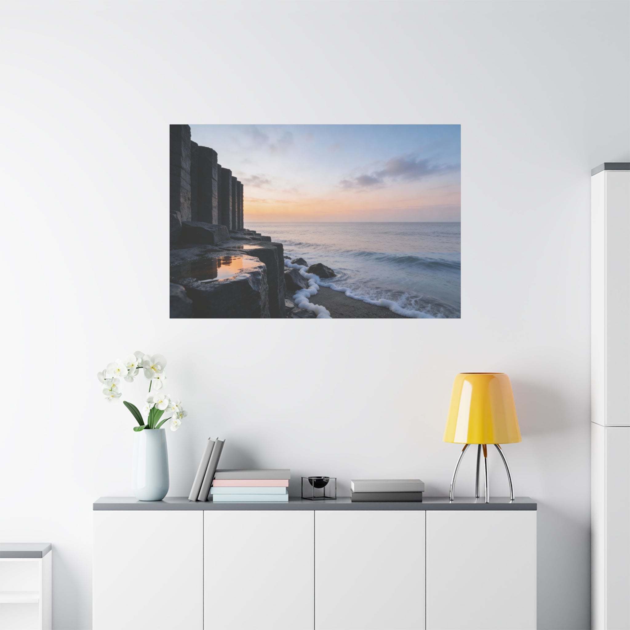 Coastal Horizons - Basalt Columns - Foam Edge