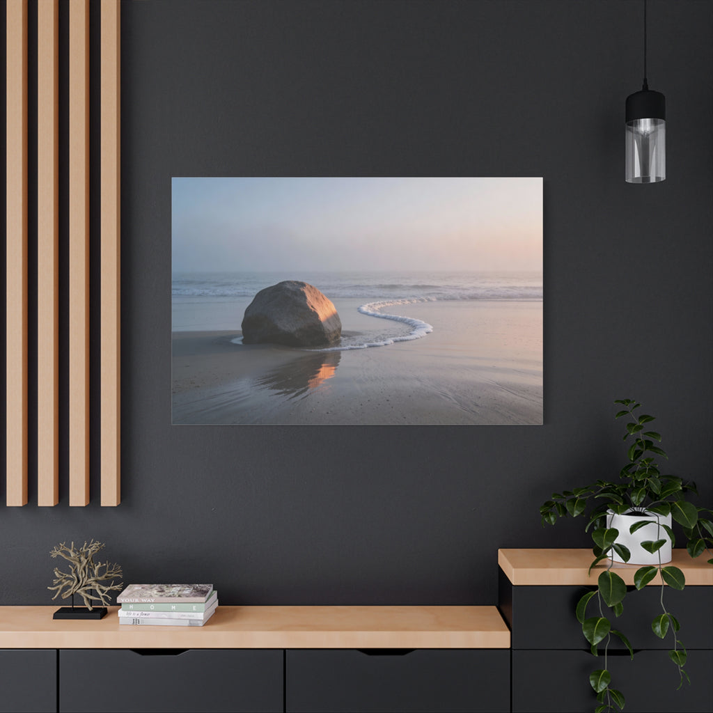 Coastal Horizons - Single Boulder - Tide Line