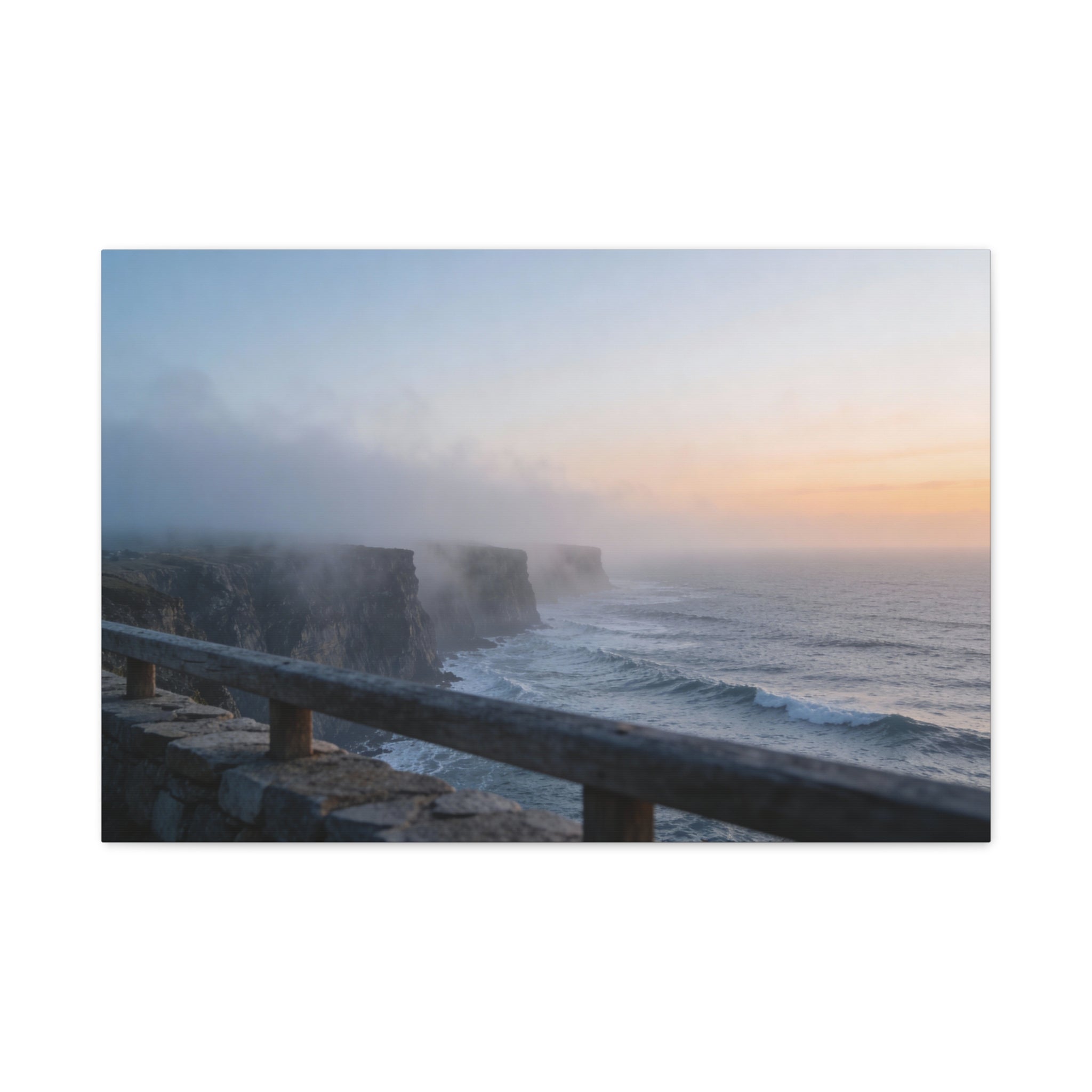 Coastal Horizons - Misty Headland Lookout
