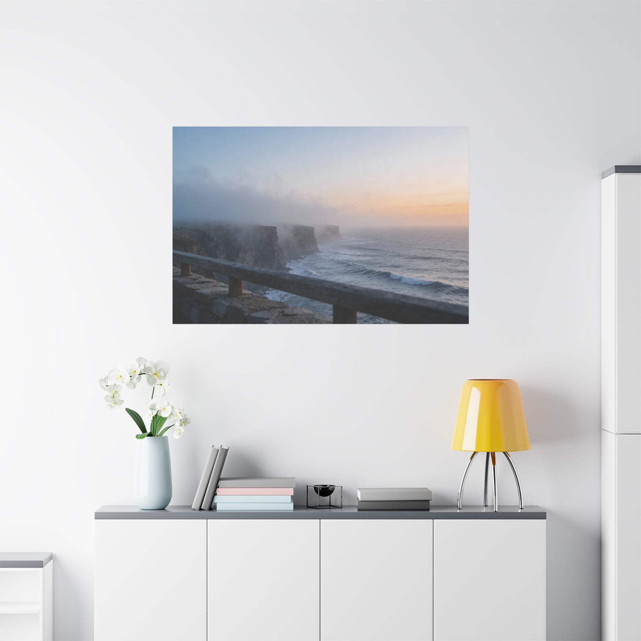 Coastal Horizons - Misty Headland Lookout